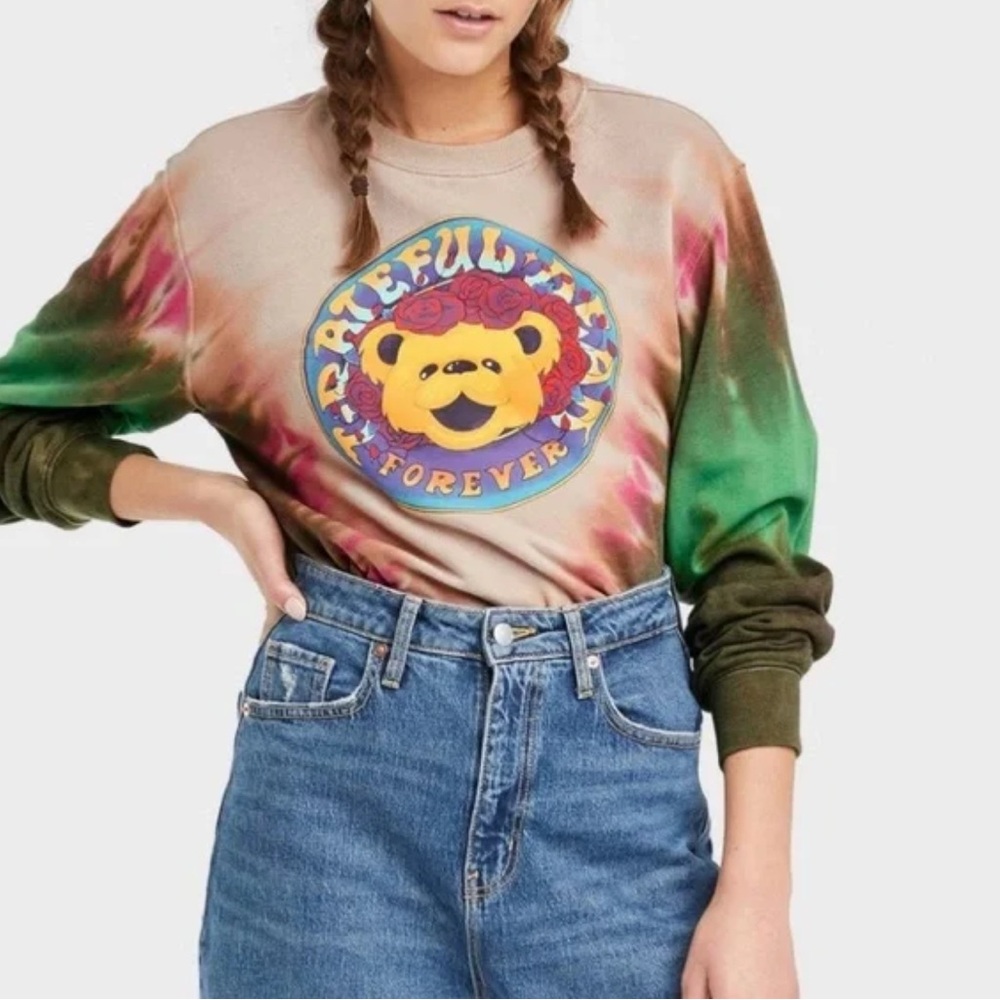 NEW Grateful Dead Forever Sweatshirt Top Women's Size Medium